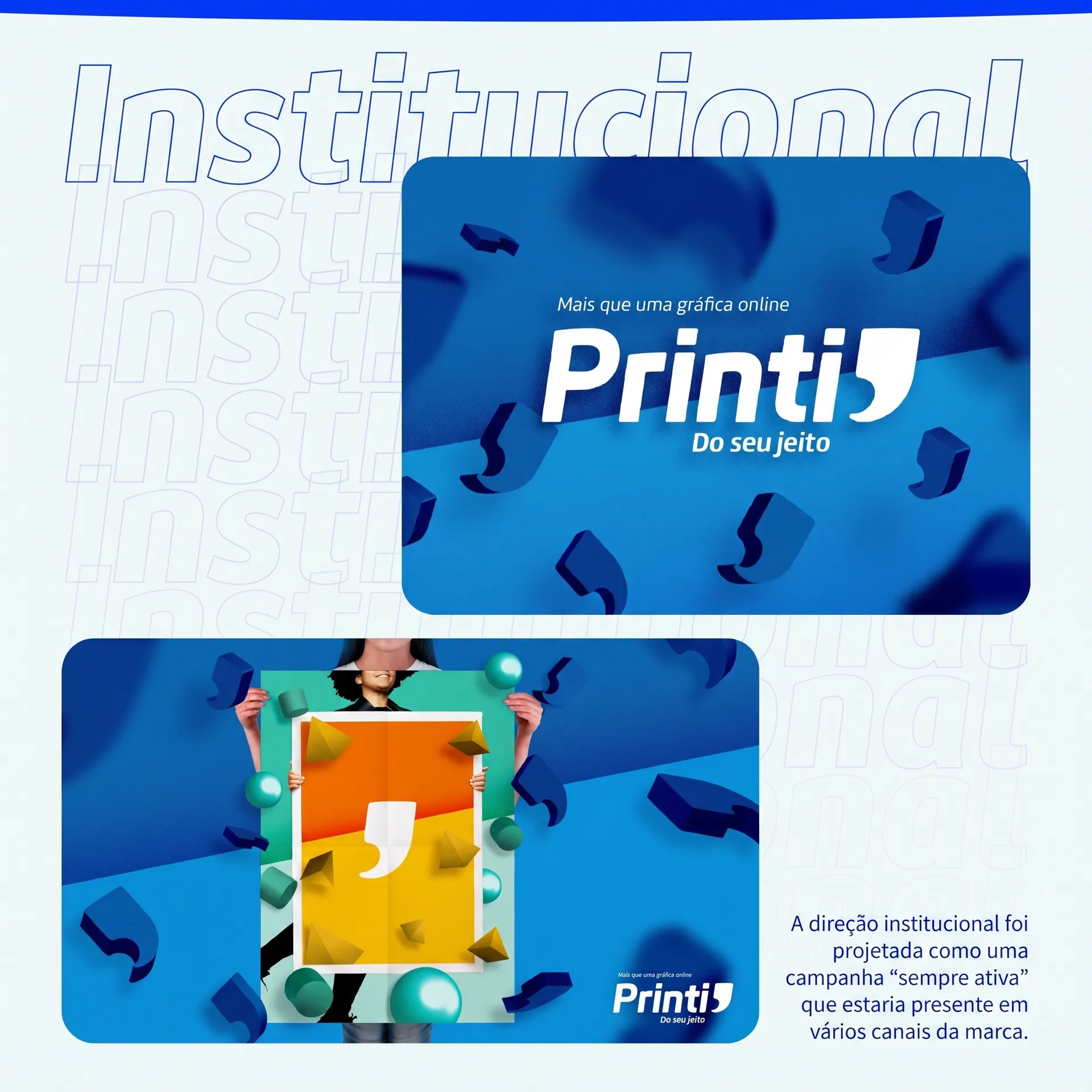 Printi · Identidade e aplicações